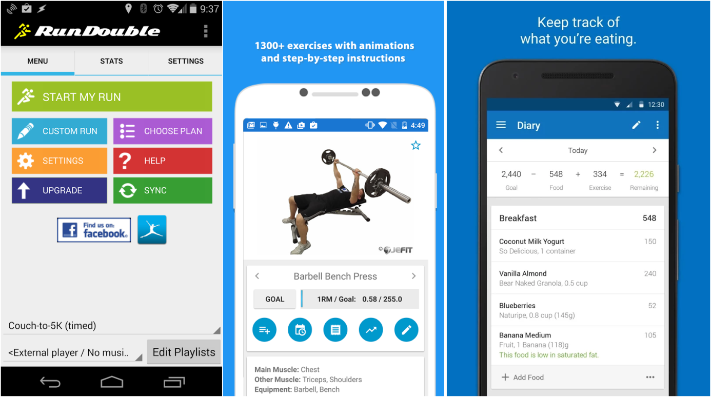Appky na cvičenie pre Android